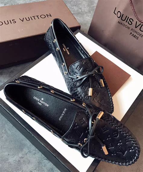 lv black flats|louis vuitton loafers.